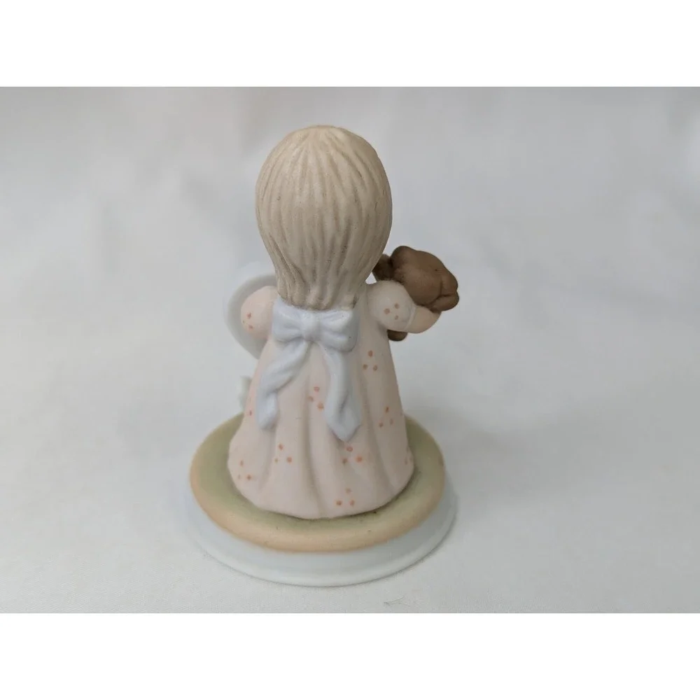 Lefton 2 Year‎ Old Girl Figure Teddy Bear Pajamas 1982 2.75 Inch Christopher